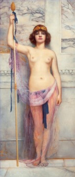 司祭の女性のヌード ジョン・ウィリアム・ゴッドワード Oil Paintings
